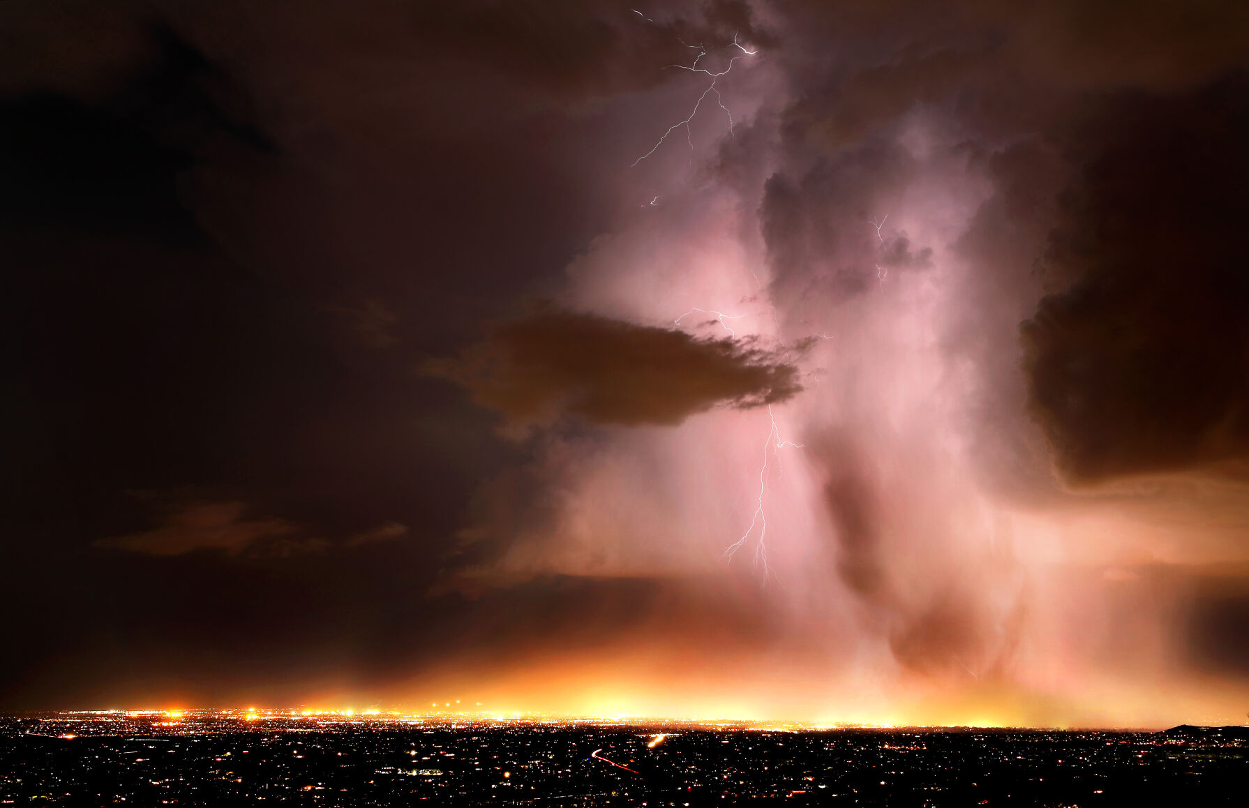 Monsoon lightning, 2021